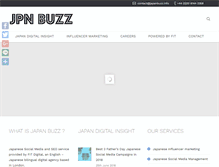 Tablet Screenshot of japanbuzz.info
